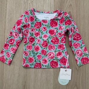 SweetHoney Floral Long Sleeve Rash Guard